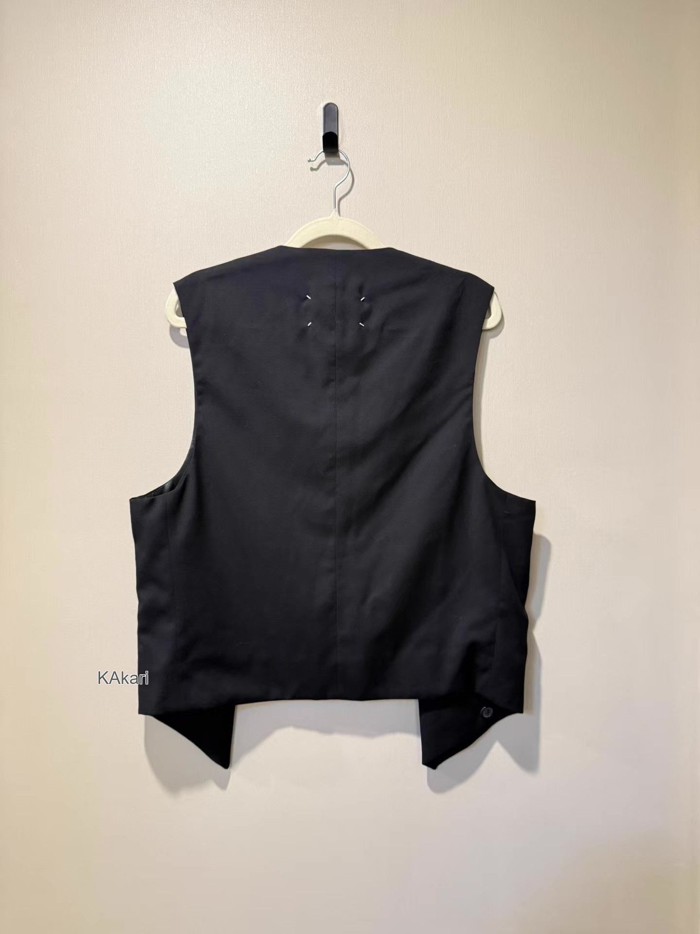 Maison Margiela Black Sleeveless Outerwear Vest Size US L / EU 52-54 / 3 - 4 Thumbnail