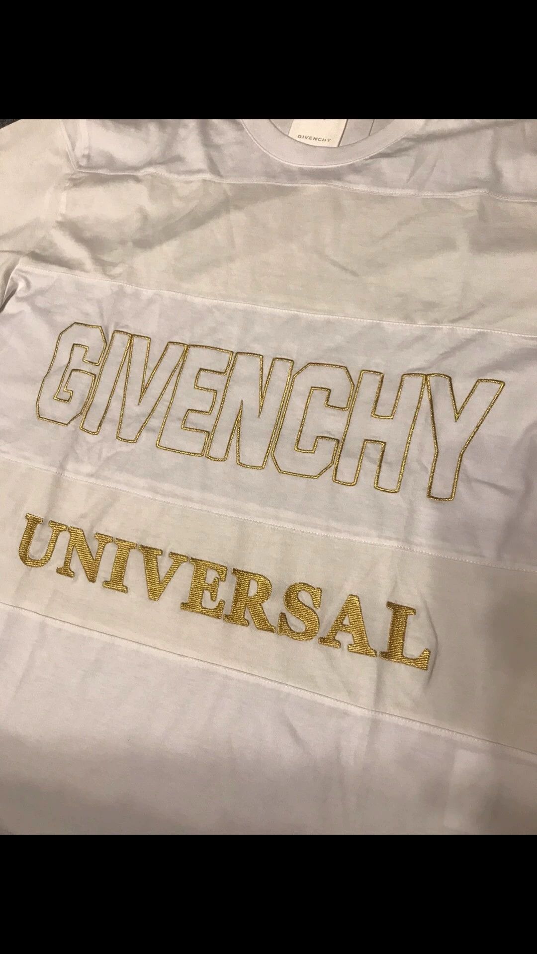Givenchy Givenchy colorblock gold-embroidered short-sleeve tee L Size US L / EU 52-54 / 3 - 5 Thumbnail