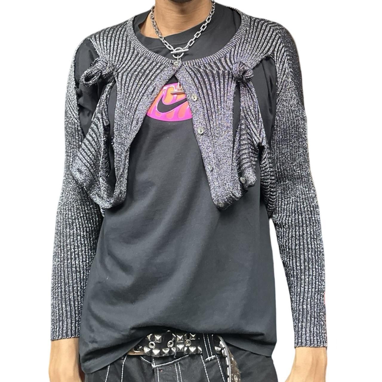Other ASTROBOI* Knotted Modular Silver Cardigan - Medium Size US M / EU 48-50 / 2 - 6 Thumbnail
