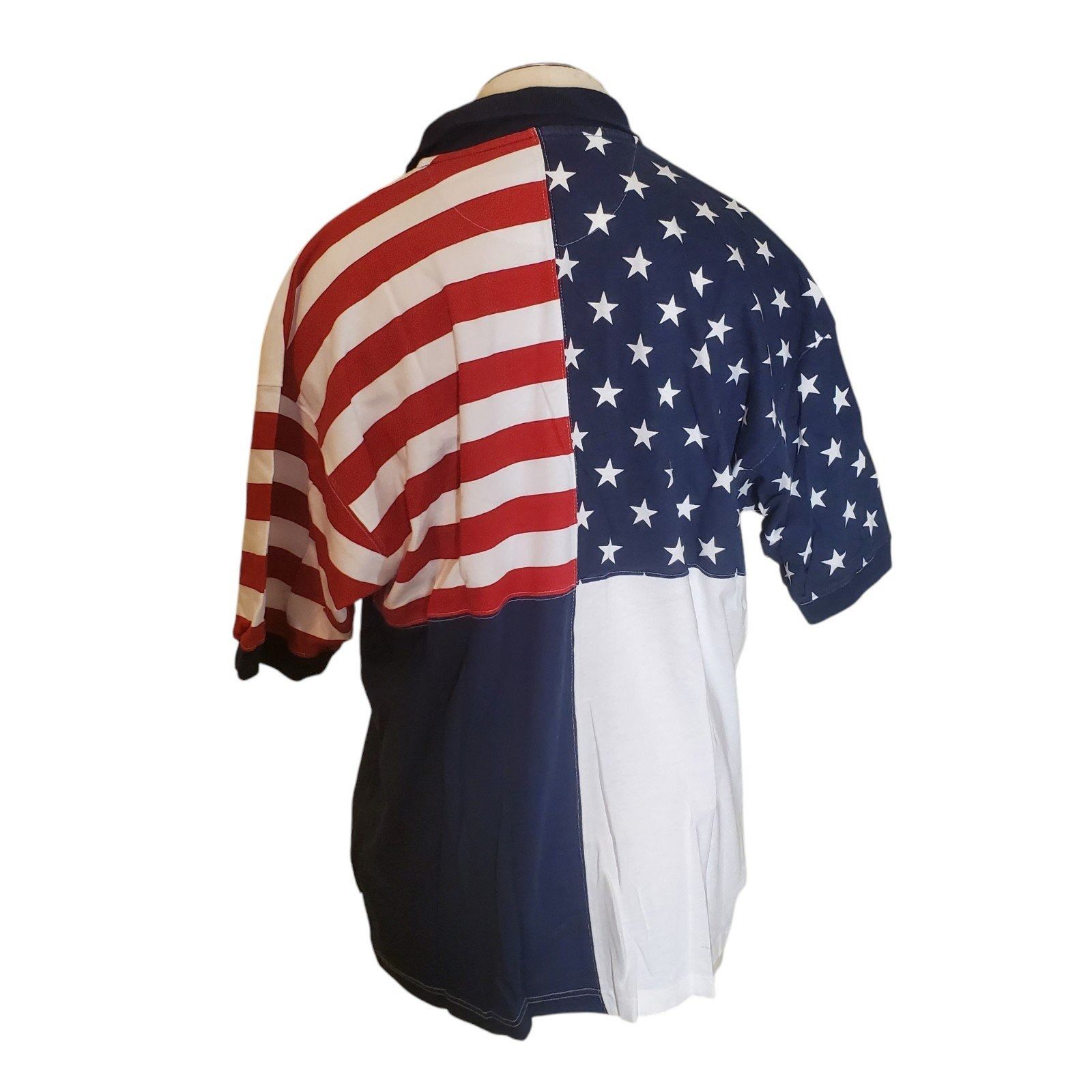 Structure Structure Vintage 90s Y2K Polo Shirt American Cotton Shirt s Size US L / EU 52-54 / 3 - 5 Thumbnail