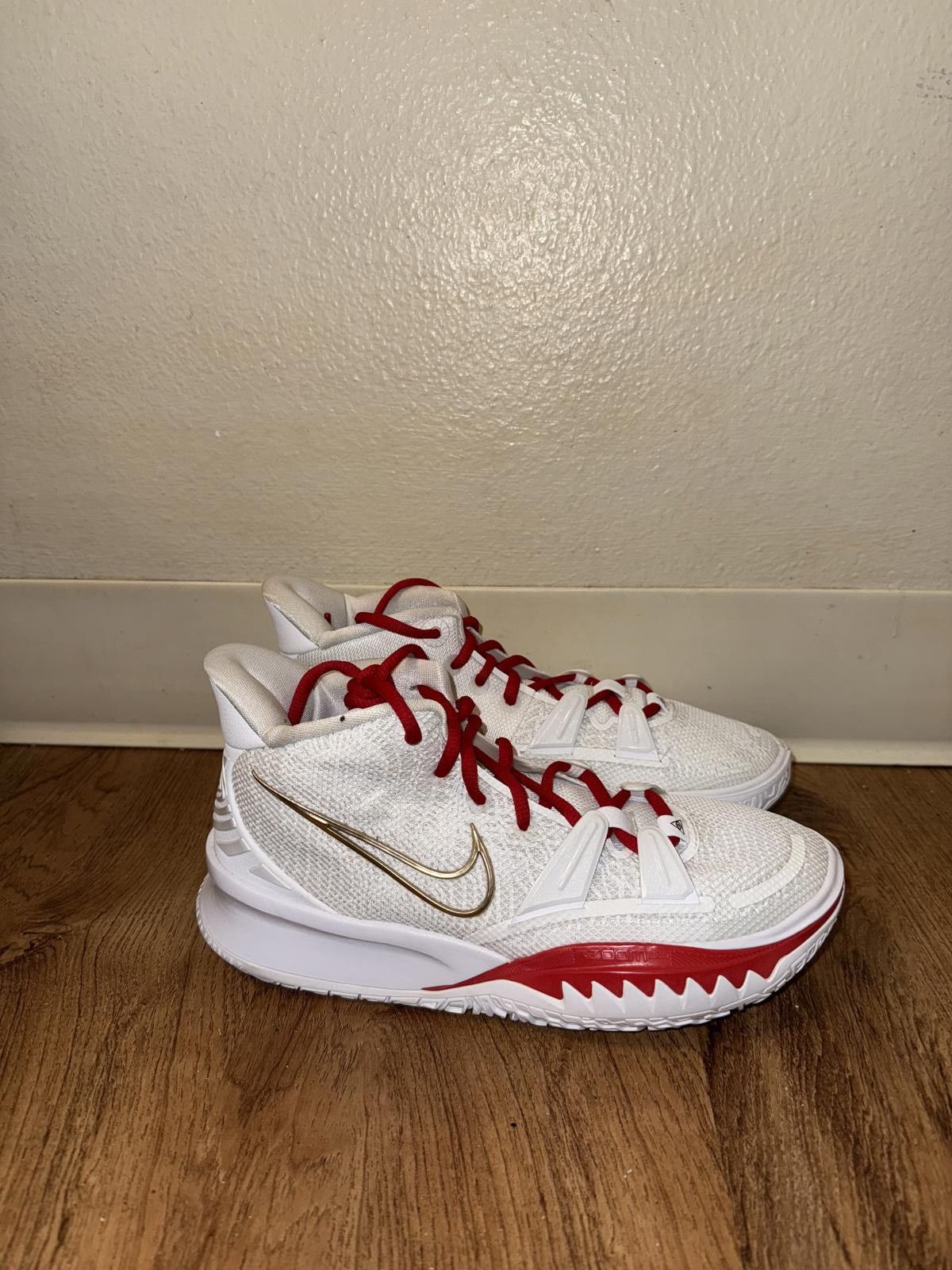 Nike Nike Kyrie 7 White University Red Size US 6.5 / EU 39-40 - 1 Thumbnail
