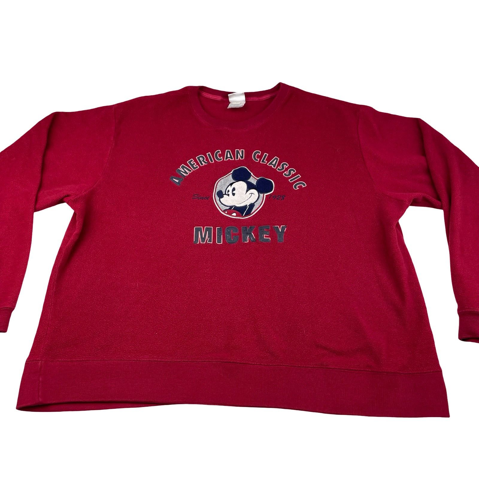 Disney VTG Disney Men's Mickey Mouse Crewneck Pullover Fleece Sweat Size US XXL / EU 58 / 5 - 2 Thumbnail