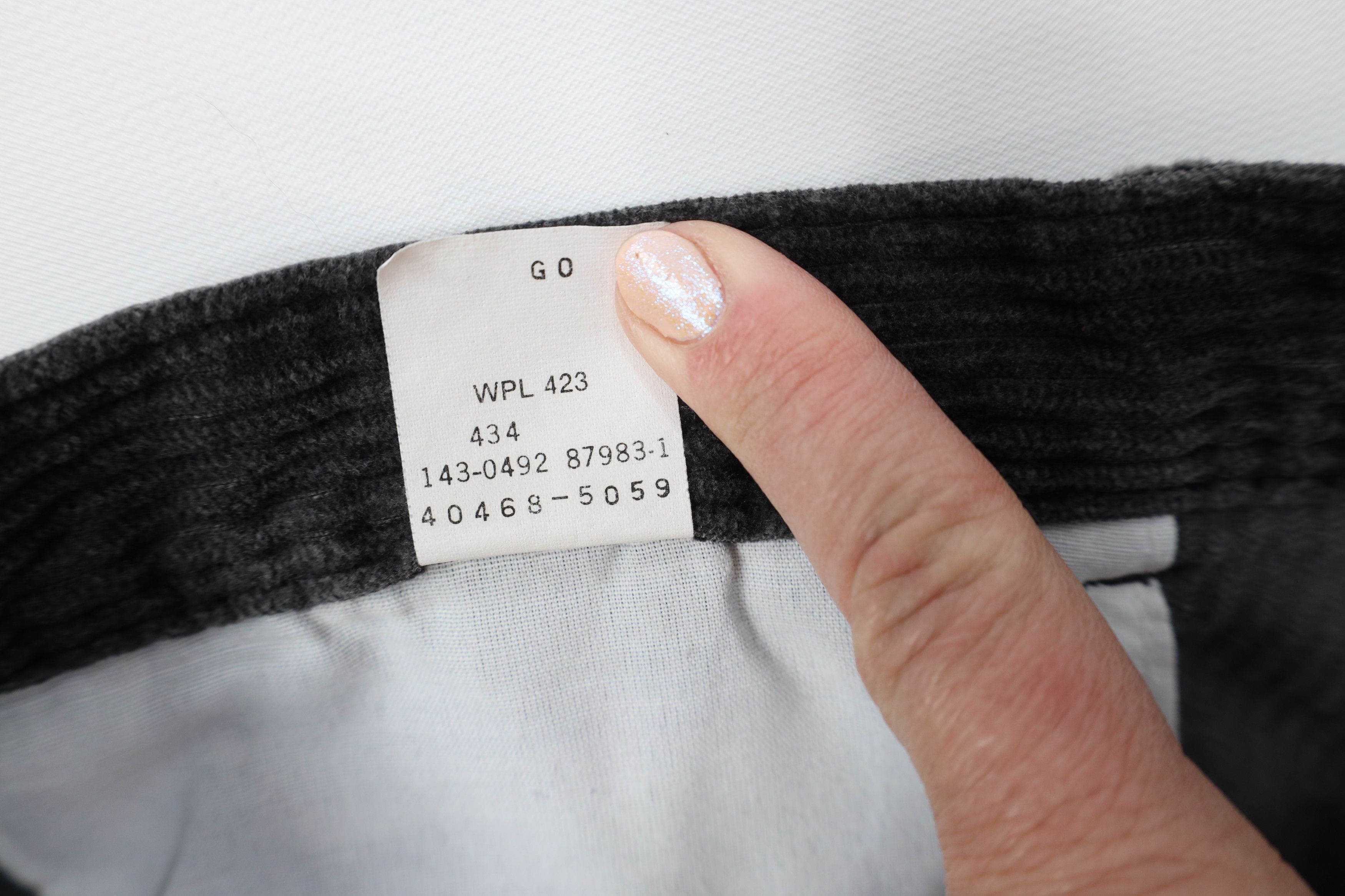 Vintage Vintage 90s Streetwear Cuffed Straight Leg Corduroy Pants Size US 36 / EU 52 - 8 Thumbnail