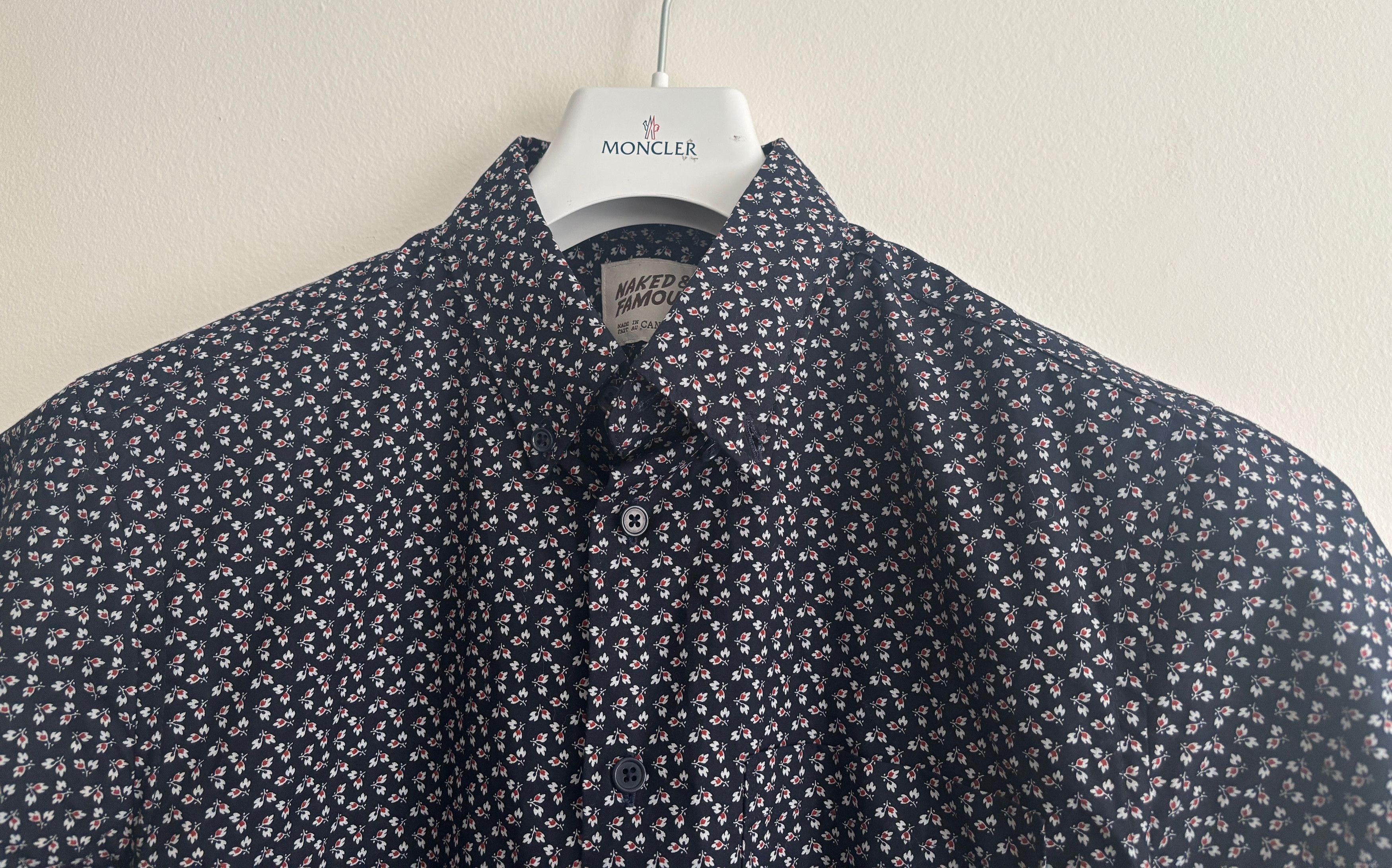 Naked & Famous Short Sleeve Floral Spring Flower Shirt- Small/ Medium Size US M / EU 48-50 / 2 - 4 Thumbnail