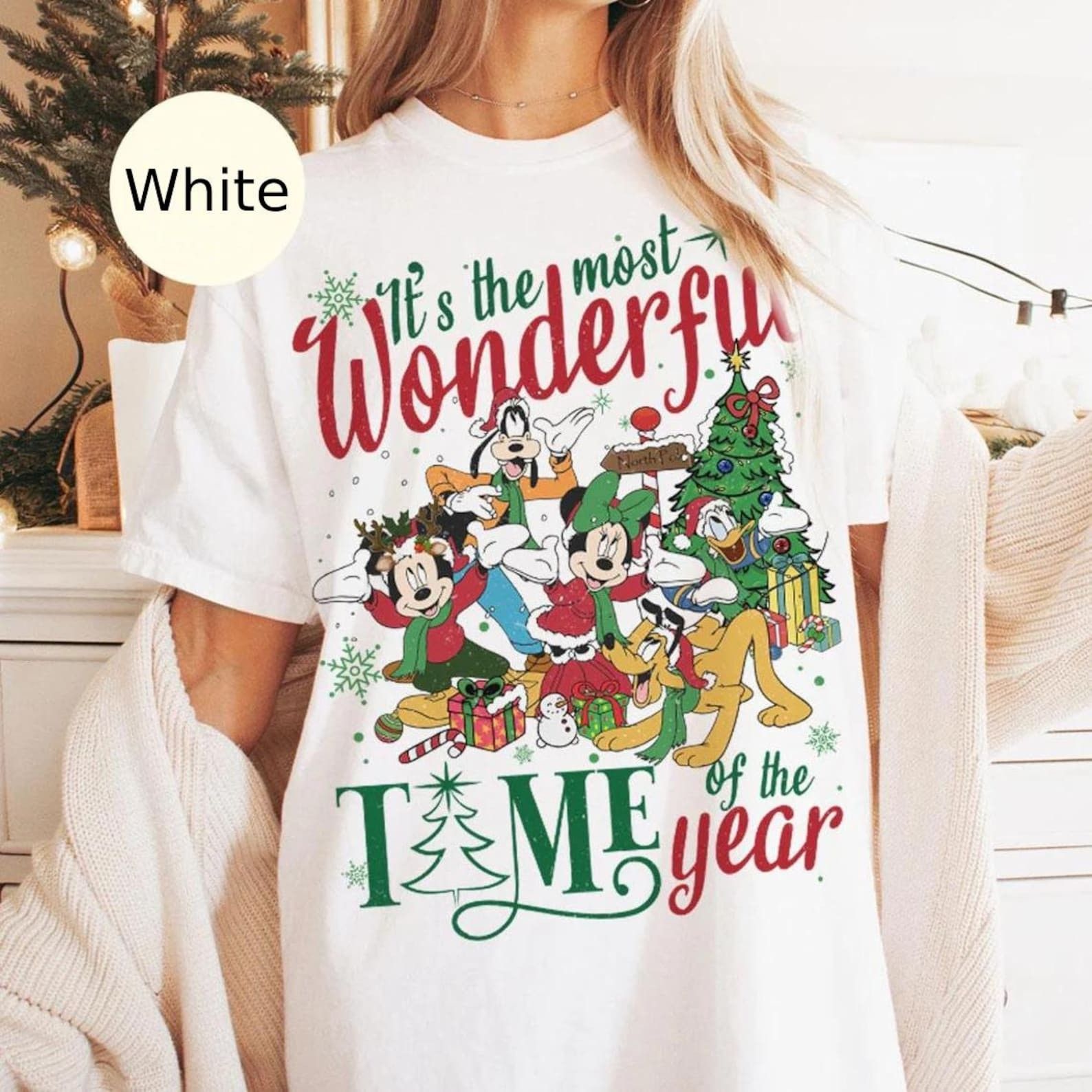 Designer × The Unbranded Brand Vintage Christmas Shirt, Its Most Wonderful Time of The Year Size XL / US 12-14 / IT 48-50 - 1 Thumbnail