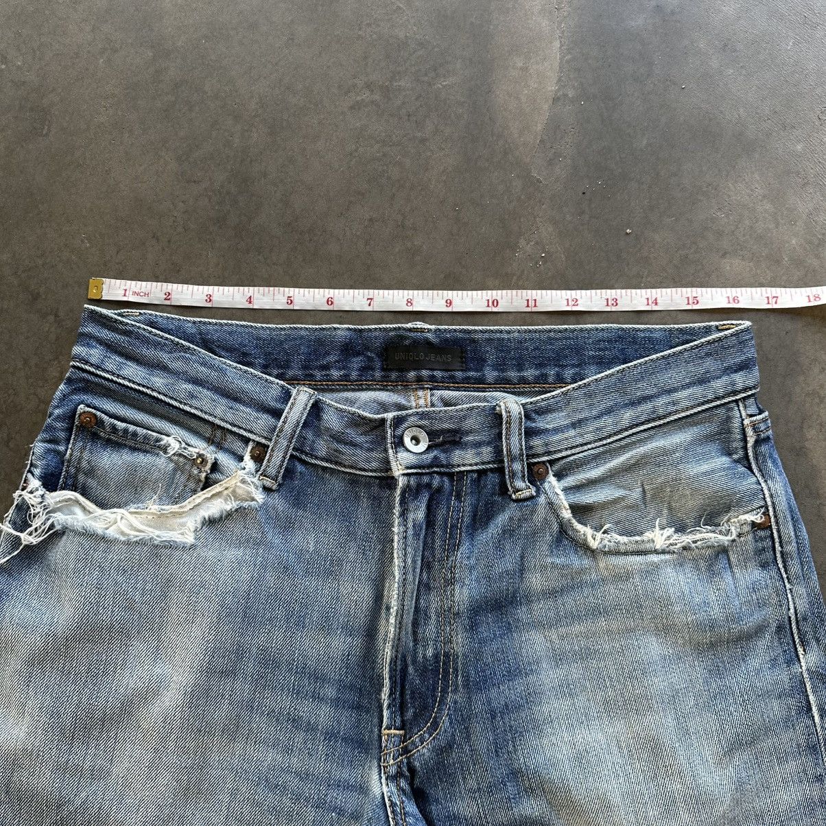Japanese Brand Vintage Japanese Distressed Faded Denim Jean Pant W32 Size US 32 / EU 48 - 8 Thumbnail