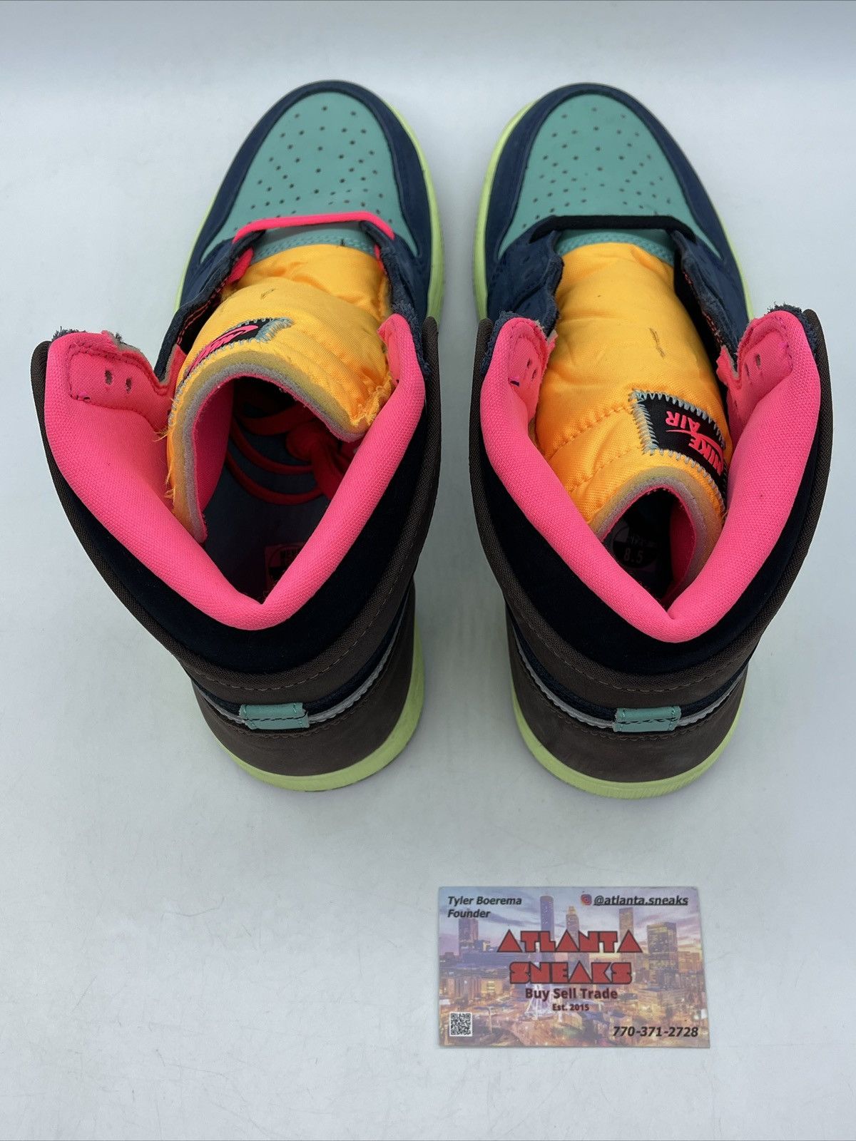 Jordan Brand Air Jordan 1 High Tokyo Bio Hack Size US 8.5 / EU 41-42 - 6 Thumbnail