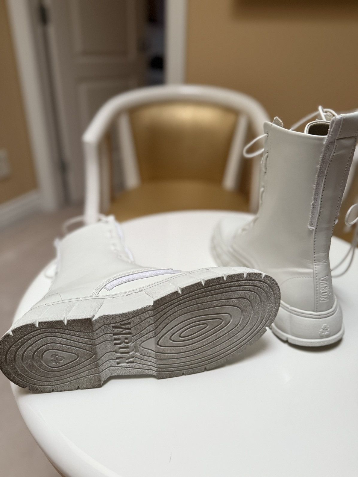 VIRON VIRÓN White 1992Z Boots (Never worn outside) Size US 8.5 / EU 41-42 - 5 Thumbnail