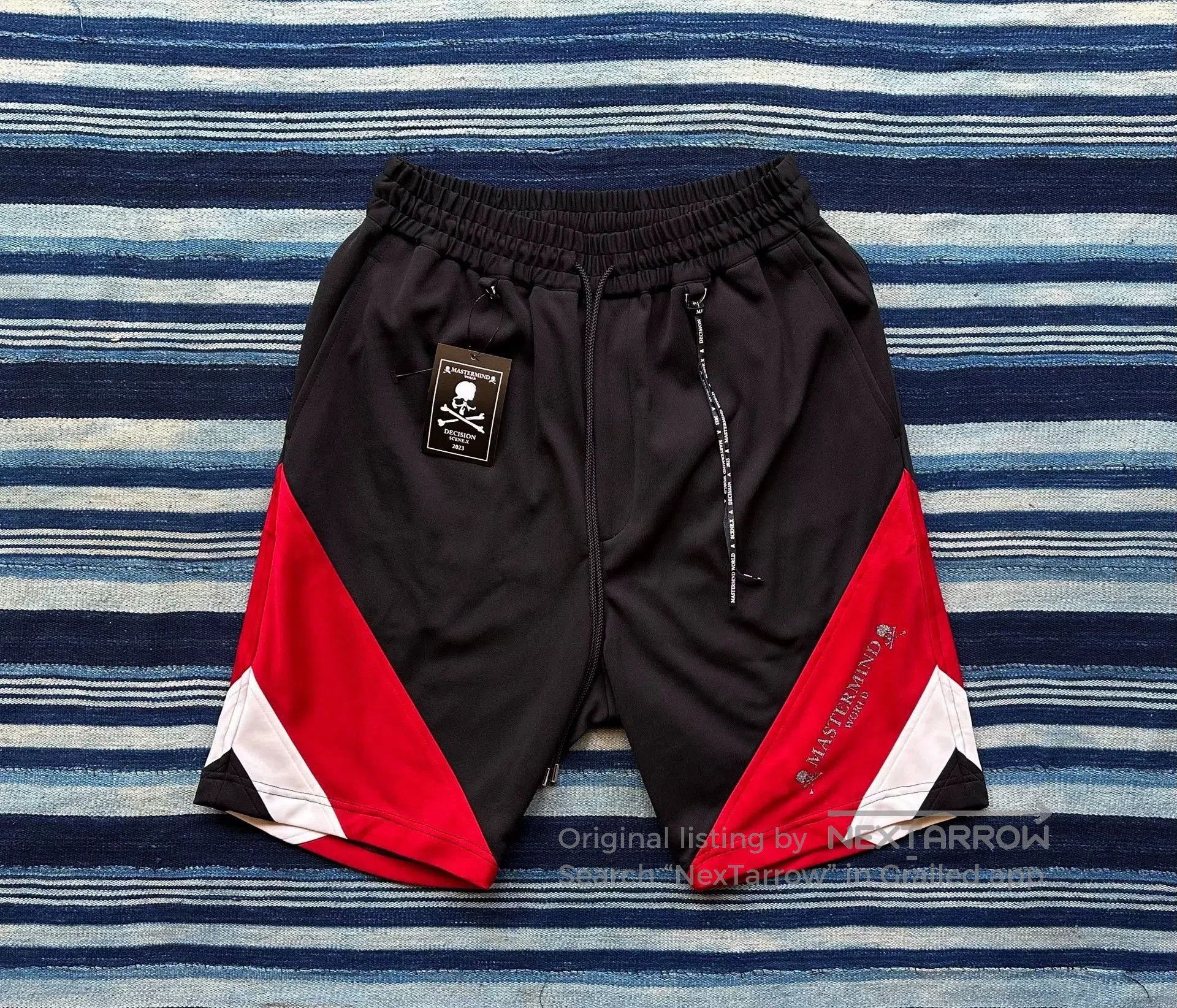 Mastermind Japan Color Block Drawstring Shorts. Size US 30 / EU 46 - 1 Thumbnail