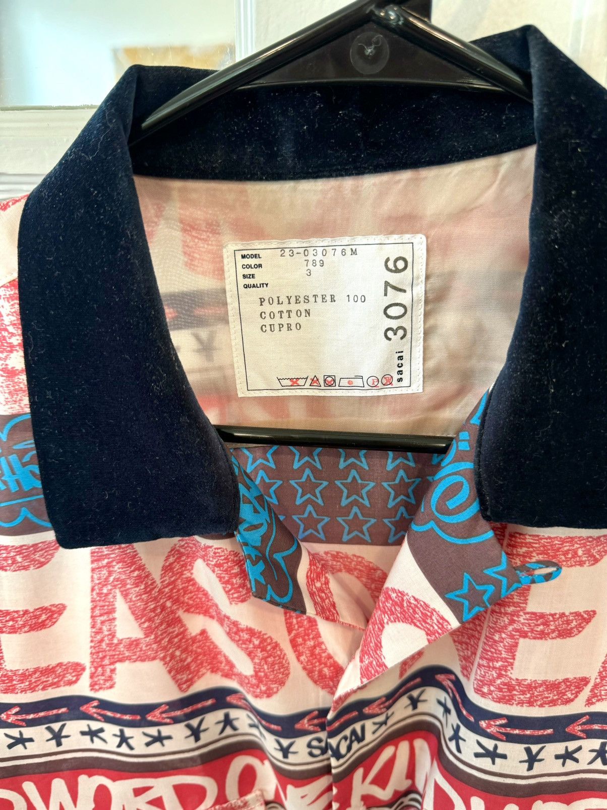 Sacai Sacai x Eric Haze Graphic Shirt Size US L / EU 52-54 / 3 - 4 Thumbnail