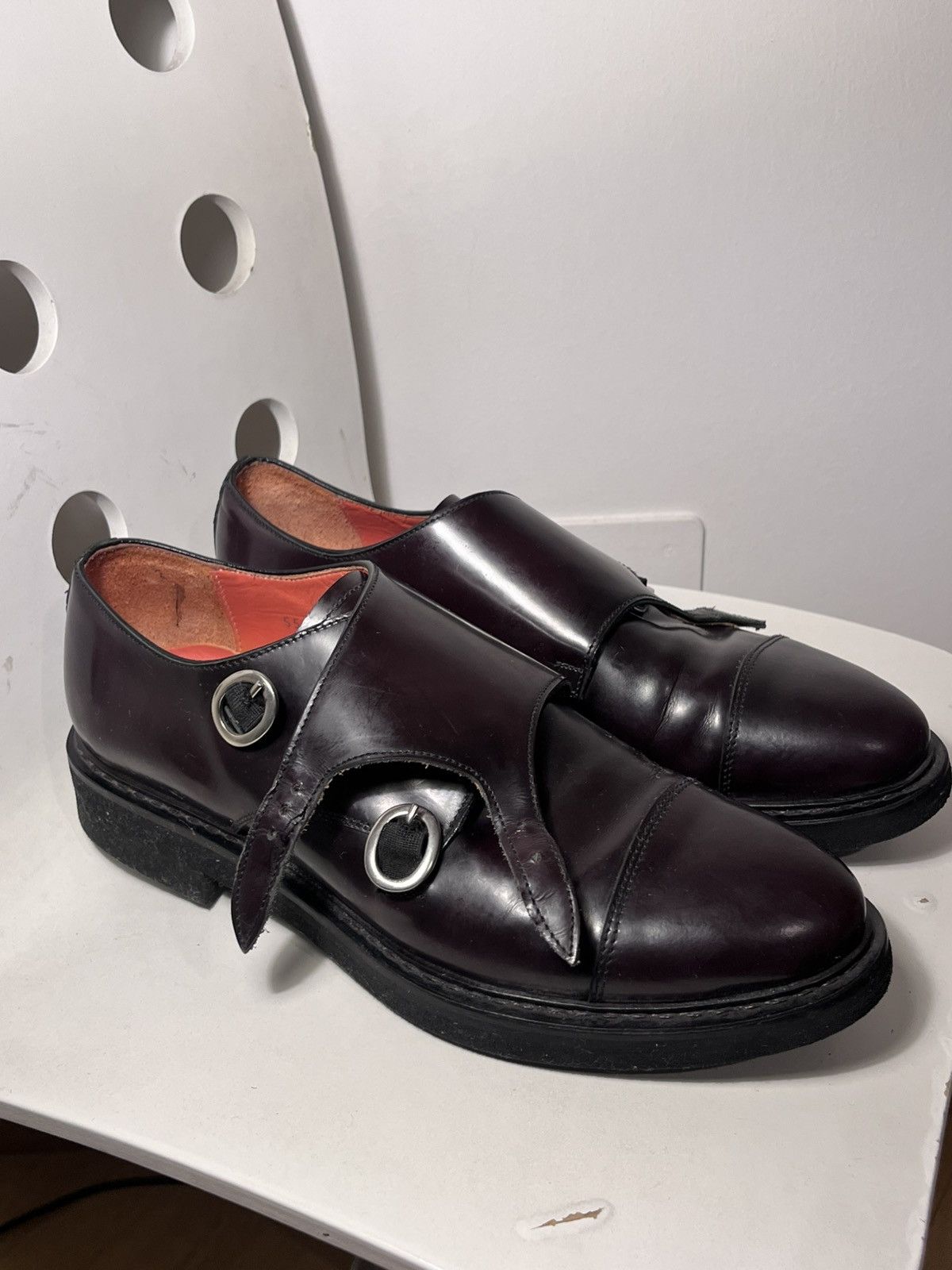 Other Caucci 2011 Double Monk Strap Boots Size US 8 / EU 41 - 3 Thumbnail