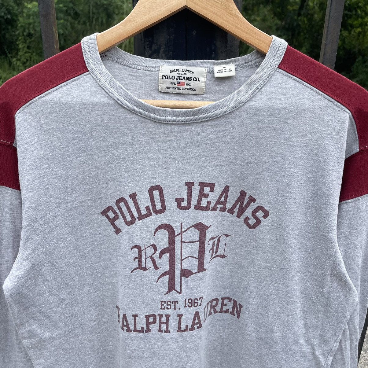 Polo Ralph Lauren × Ralph Lauren × Vintage 🔥🔥Vintage Polo Ralph Lauren Big Logo Longsleeves Tee Size US L / EU 52-54 / 3 - 3 Thumbnail