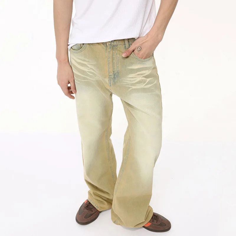 Japanese Brand × Vintage Worn Out Contrast Colour Jeans Size US 28 / EU 44 - 3 Thumbnail