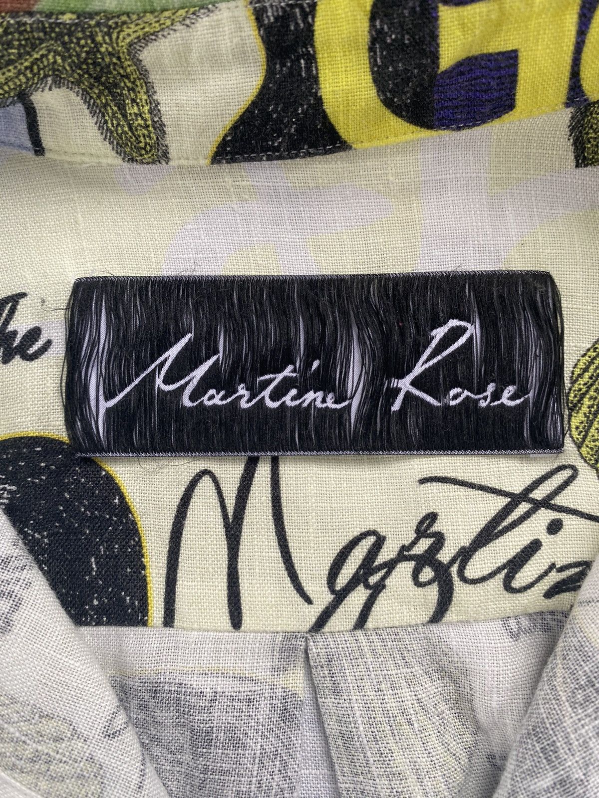Martine Rose Martine Rose Jamaika Printed Linen Shirt Size US M / EU 48-50 / 2 - 5 Thumbnail