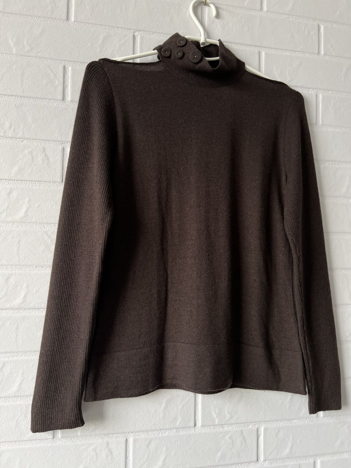 Other Crea Concept Long Sleeve Wool Sweater Open Shoulders Size S Size S / US 4 / IT 40 - 3 Thumbnail