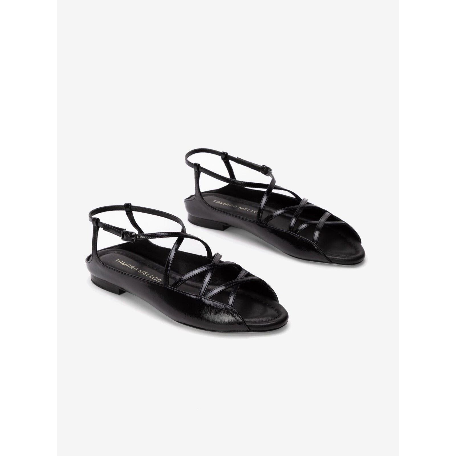 Tamara Mellon Tamara Mellon Napa Leather Ankle Strap Sandal Size US 8 / IT 38 - 10 Thumbnail