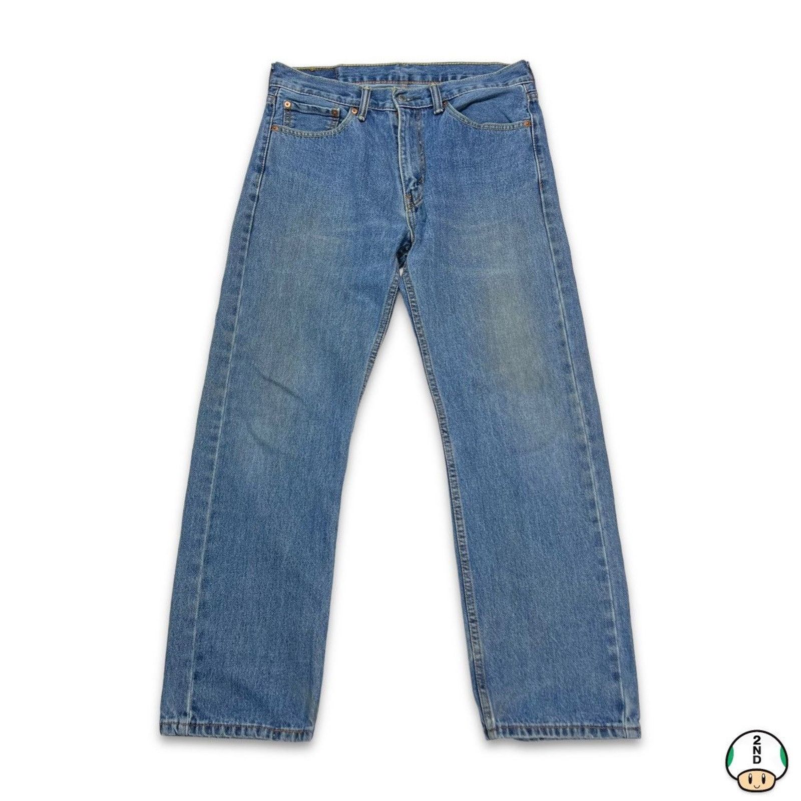Levi's × Vintage Levi's 505 Jeans 32x29 Original Straight Leg Denim Pants Size US 32 / EU 48 - 1 Thumbnail