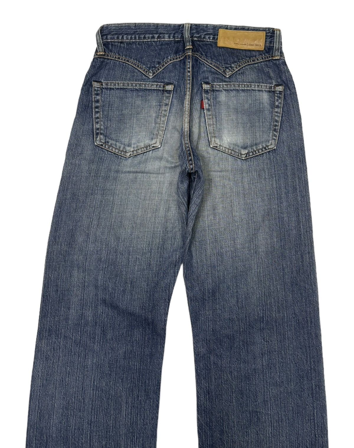 Edwin 🔥EDWIN 503s W-SWELL STITCHED BAGGY DENIM JEANS Size US 30 / EU 46 - 6 Thumbnail
