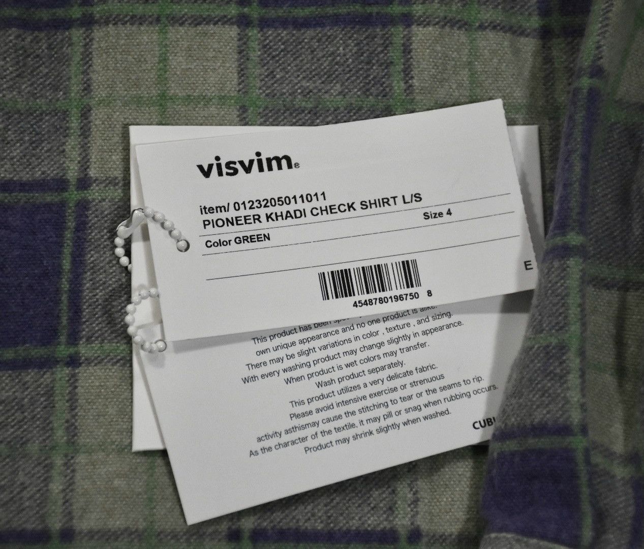 Visvim Visvim 23aw Pioneer Khadi Check Shirt size4 Size US XL / EU 56 / 4 - 3 Thumbnail
