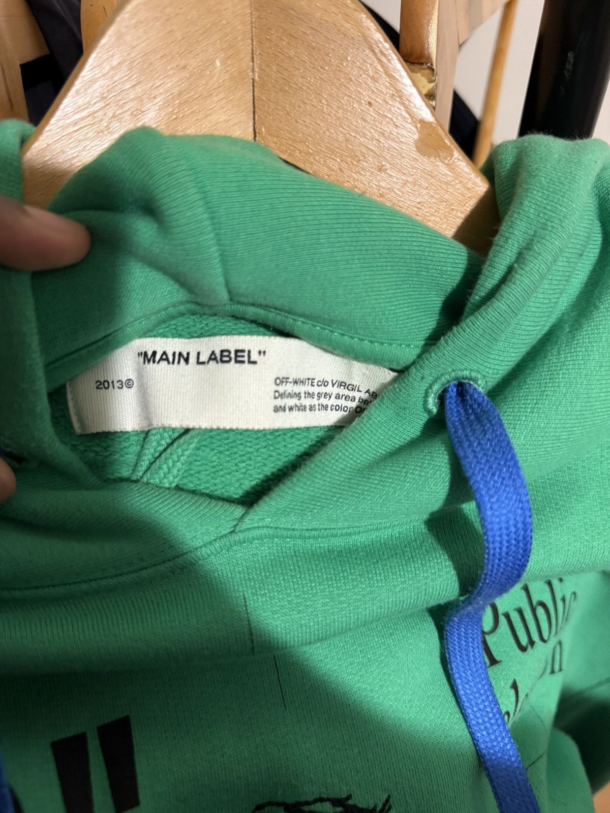 Off-White Off White Public Television Hoodie Size US L / EU 52-54 / 3 - 3 Thumbnail
