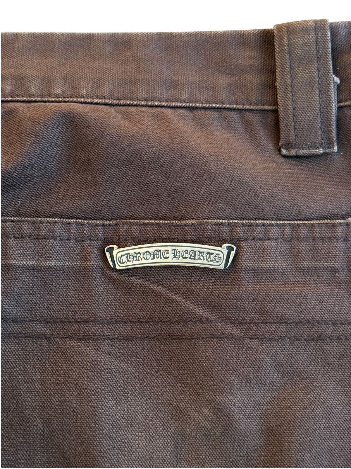 Chrome Hearts Chrome Hearts 1/1 Goat Leather Patched Brown Carpenter Pants Size US 32 / EU 48 - 11 Thumbnail