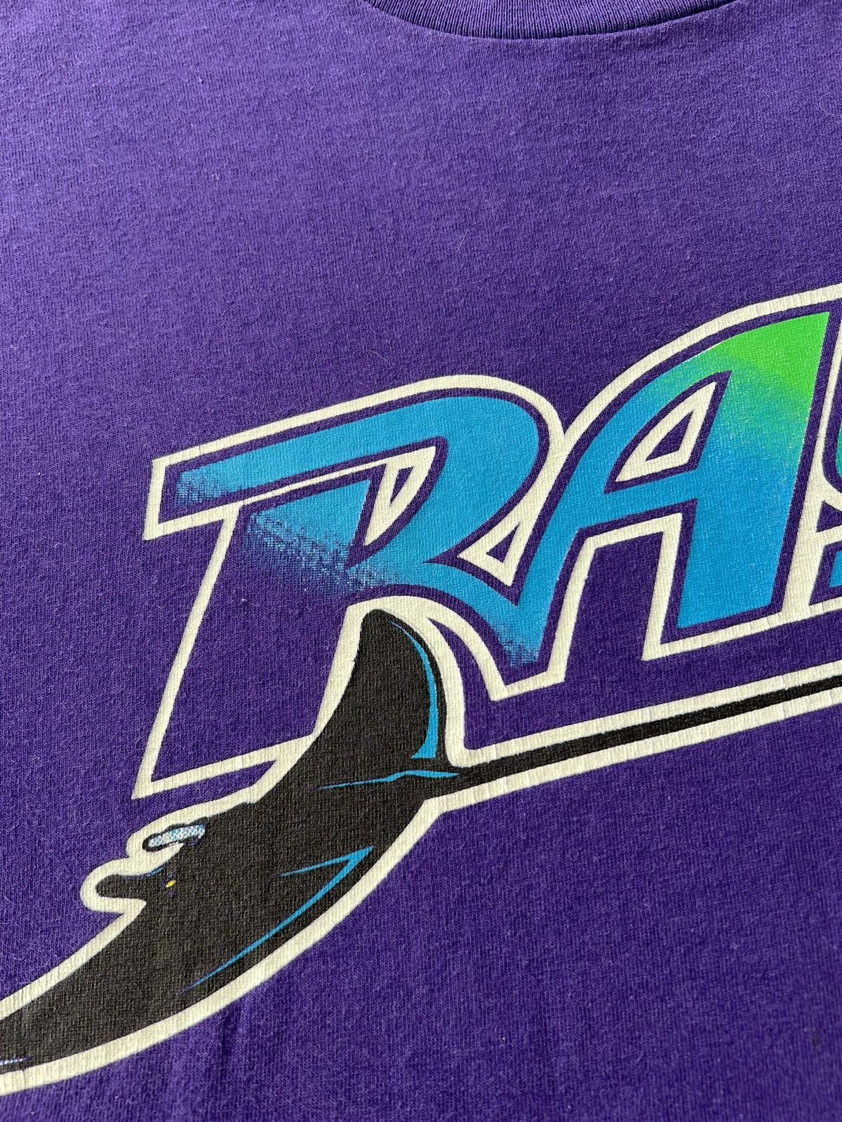 MLB Vintage Tampa Bay Rays Devil MLB Majestic T-shirt Size US L / EU 52-54 / 3 - 6 Thumbnail