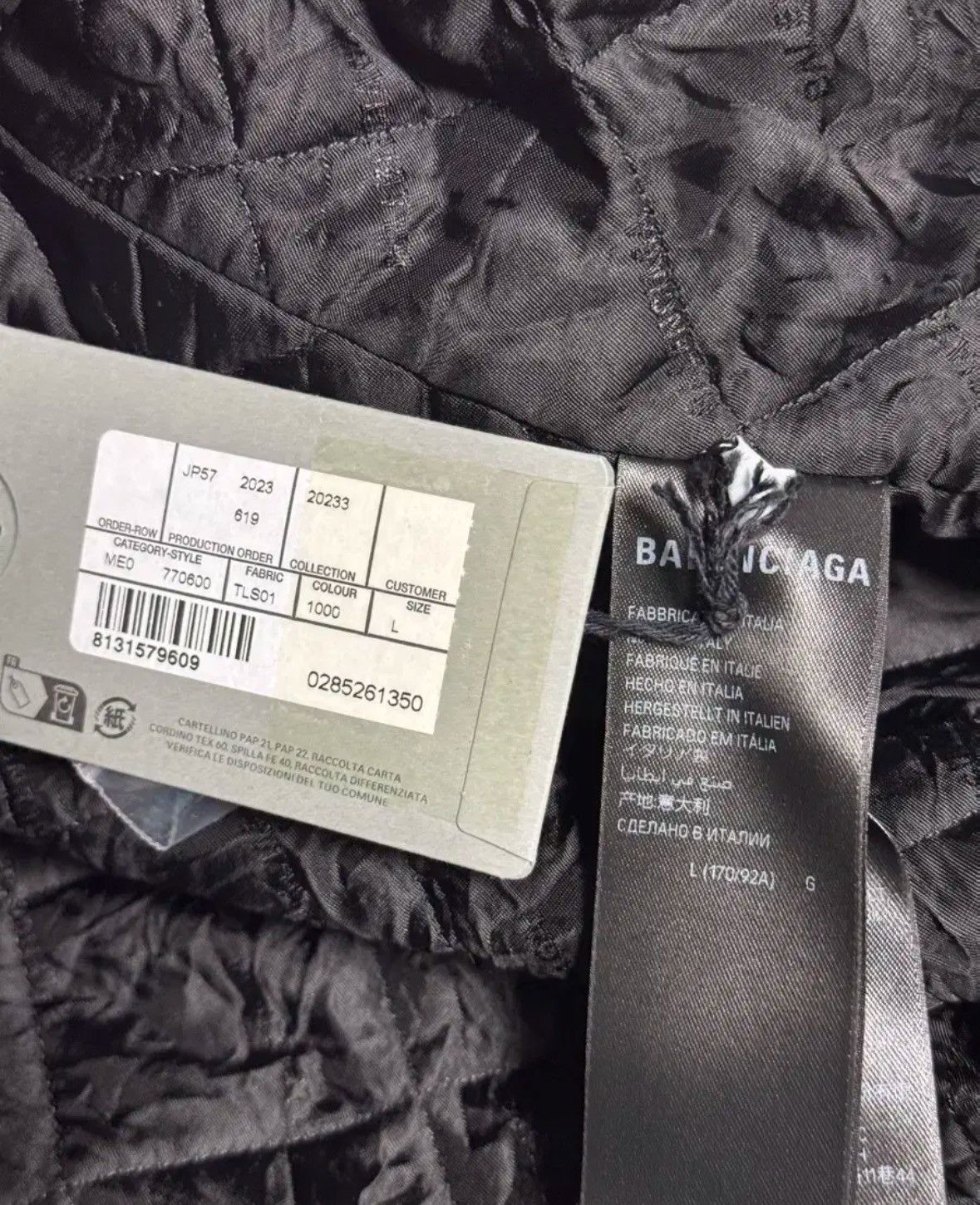 Balenciaga Balenciaga Sporty B Taxi Blouson Jacket Size US L / EU 52-54 / 3 - 4 Thumbnail