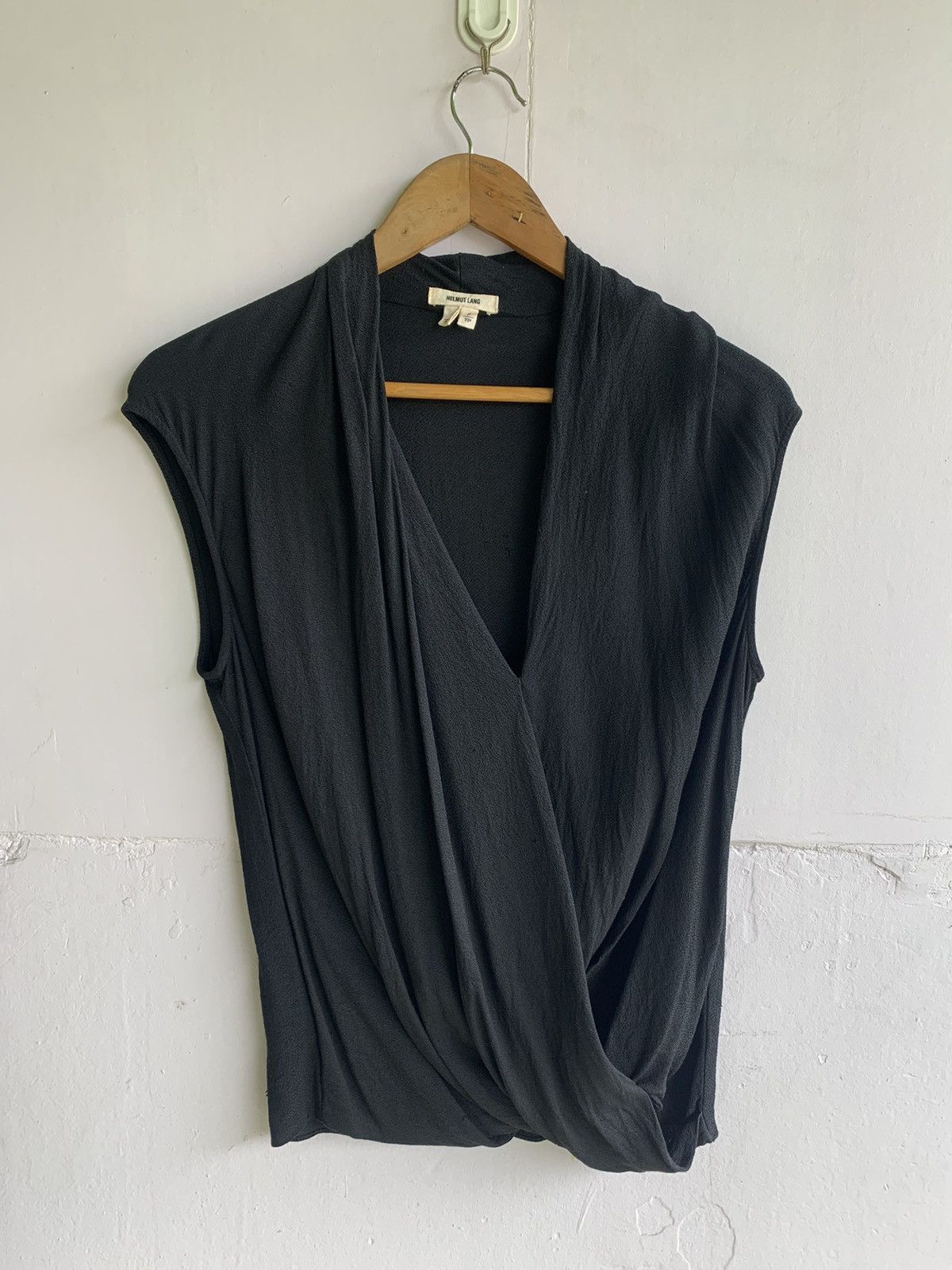 Helmut Lang 💥Helmut Lang Tank Top Shirt Black Size S / US 4 / IT 40 - 1 Thumbnail