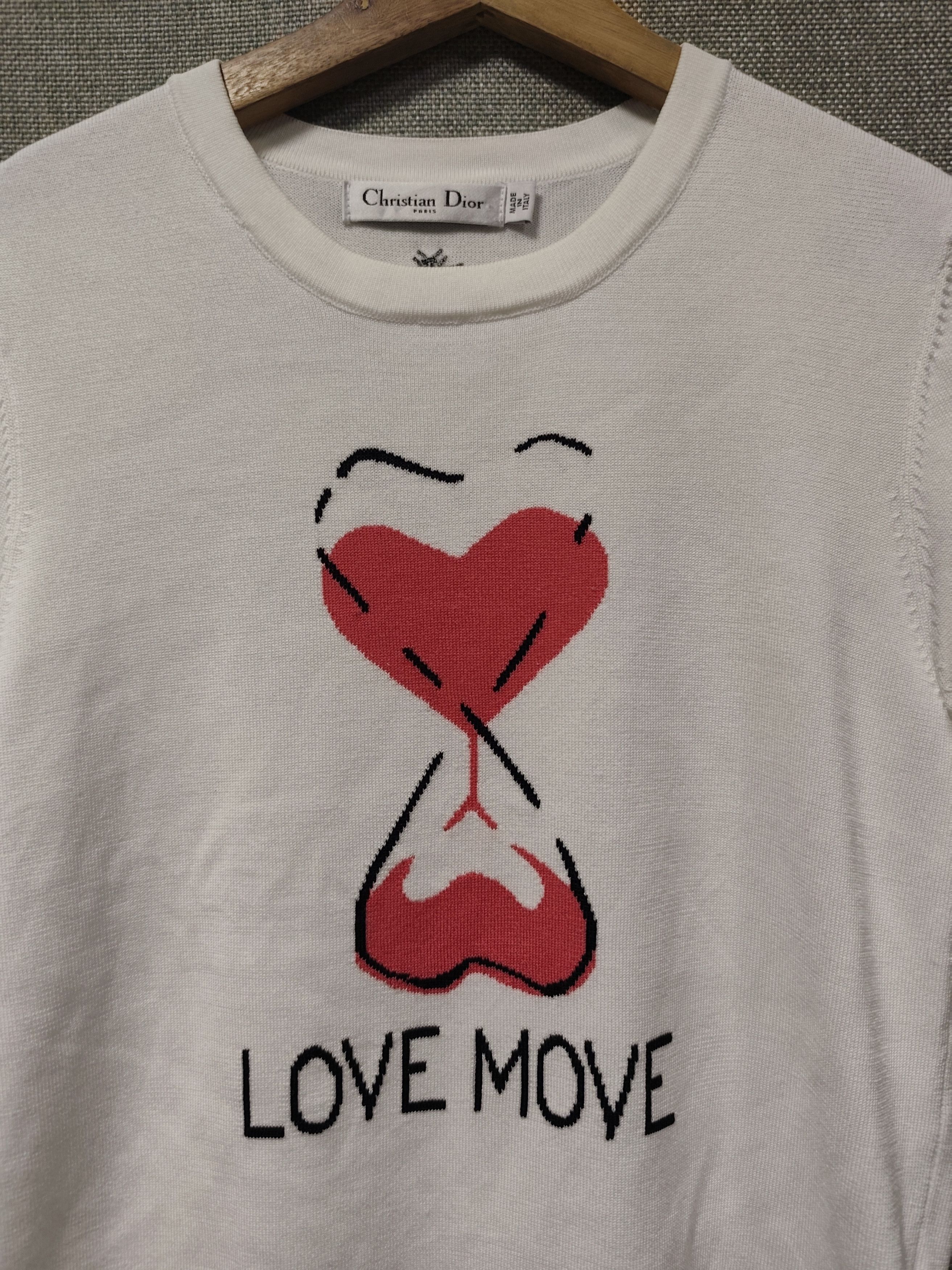 ディオール LOVE MOVES Tシャツ Christian Dior Love Move Tee