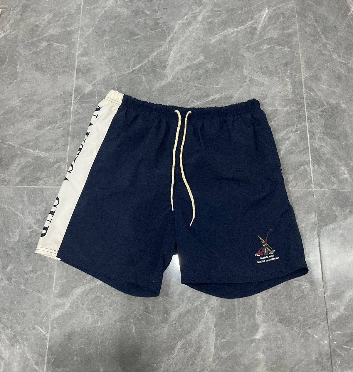 Nautica × Vintage Vintage 90s Nautica World Sailing Championship Trunk Size US 31 - 1 Thumbnail