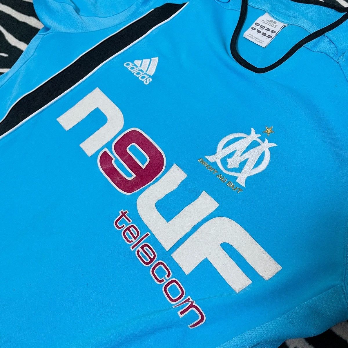 Adidas × Vintage Vintage Olympique Marseille 2005/06 Adidas Soccer Jersey Size US S / EU 44-46 / 1 - 4 Thumbnail