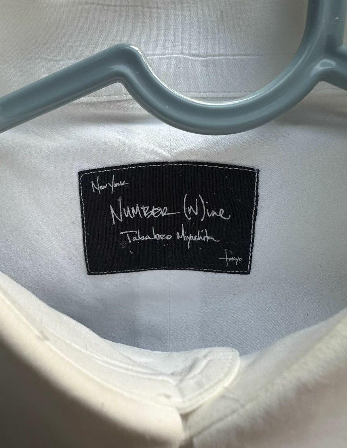 Number (N)ine Number Nine 06aw French cuff shirt Noir Size US M / EU 48-50 / 2 - 5 Thumbnail