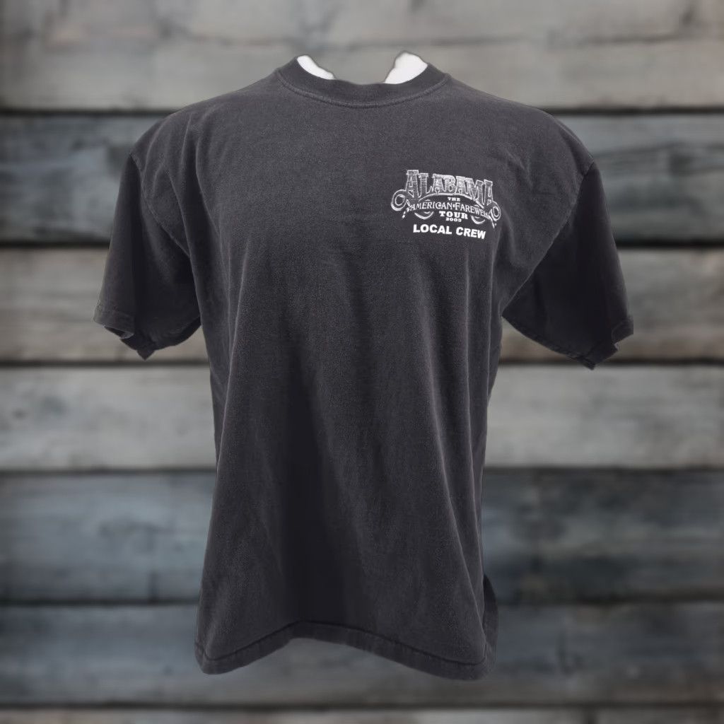 Vintage VINTAGE DISTRESSED 2003 Alabama Local Crew American Farewell Tour Mens XL Shirt Size US XL / EU 56 / 4 - 1 Thumbnail