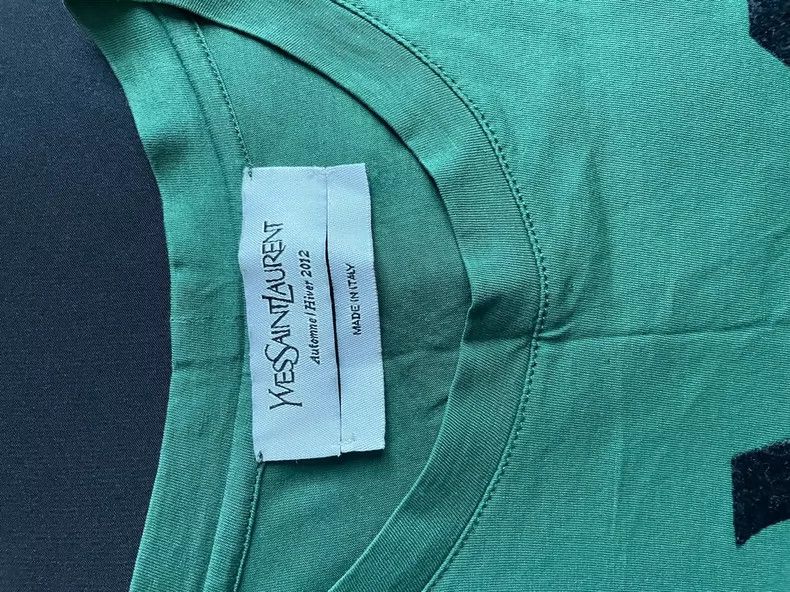 Saint Laurent Paris Saint laurent paris size 36 Logo flocked short sleeves 250 Size US M / EU 48-50 / 2 - 6 Thumbnail