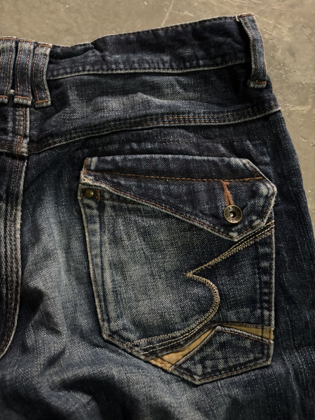 If Six Was Nine Distressed Flare SEMANTIC DESIGN punk grunge style japanese Size US 31 - 15 Thumbnail