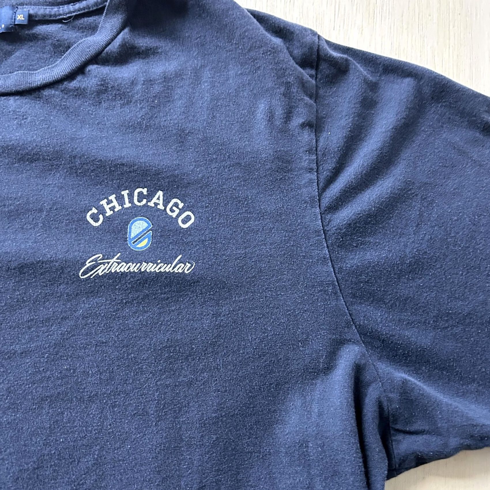 Vintage Extracurricular Chicago Golf Bear Shirt Mens XL Blue Graphic Logo Tee T-Shirt Size US XL / EU 56 / 4 - 3 Thumbnail