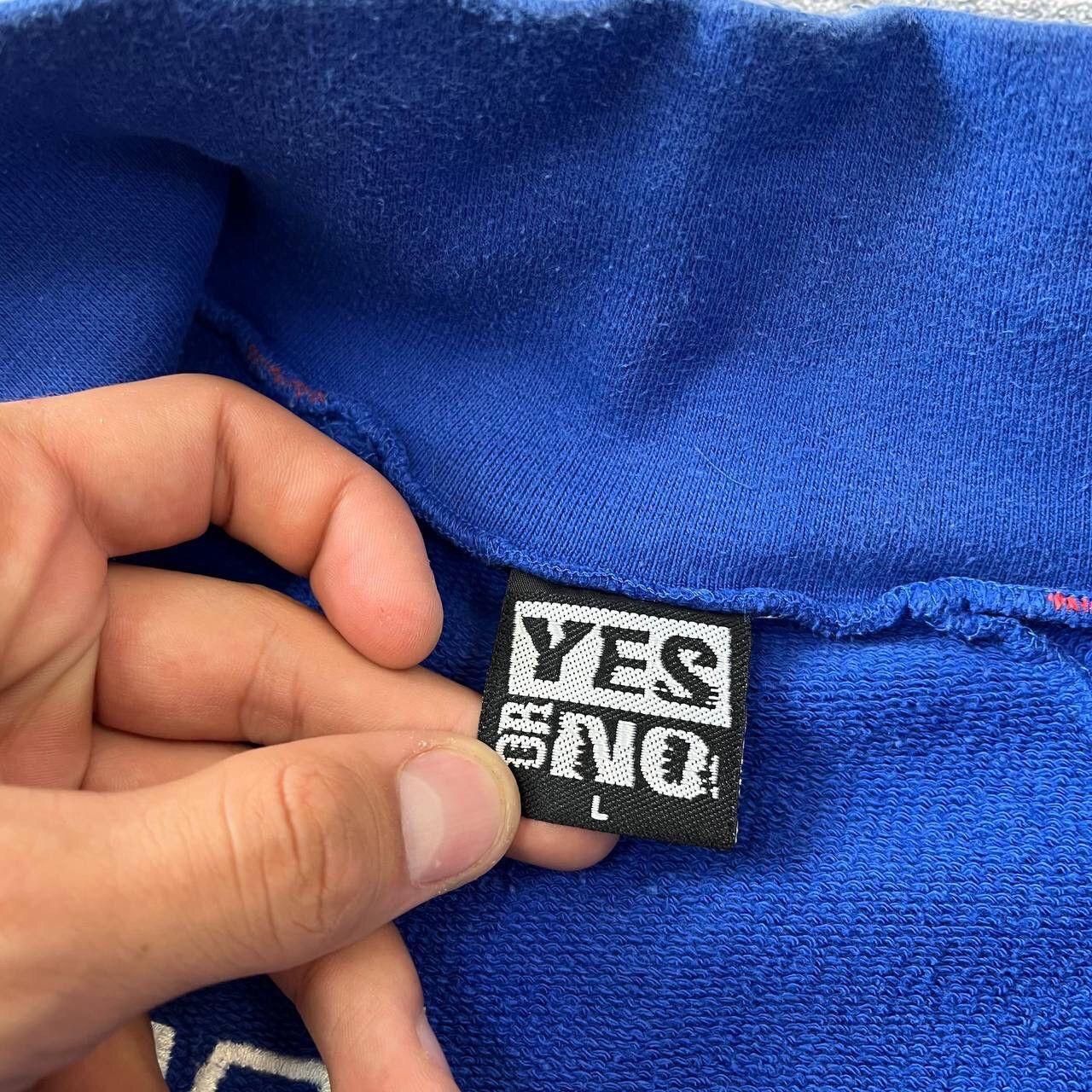Other Y2K Rare 🇫🇷 Blue 10 Italia Team big center logo Soccer Zip Size US L / EU 52-54 / 3 - 3 Thumbnail