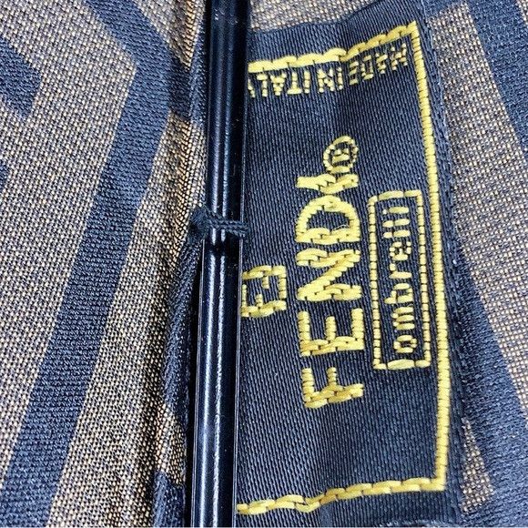 Fendi Vintage Fendi Zucca Double F Pattern Nylon Umbrella Size ONE SIZE - 12 Thumbnail