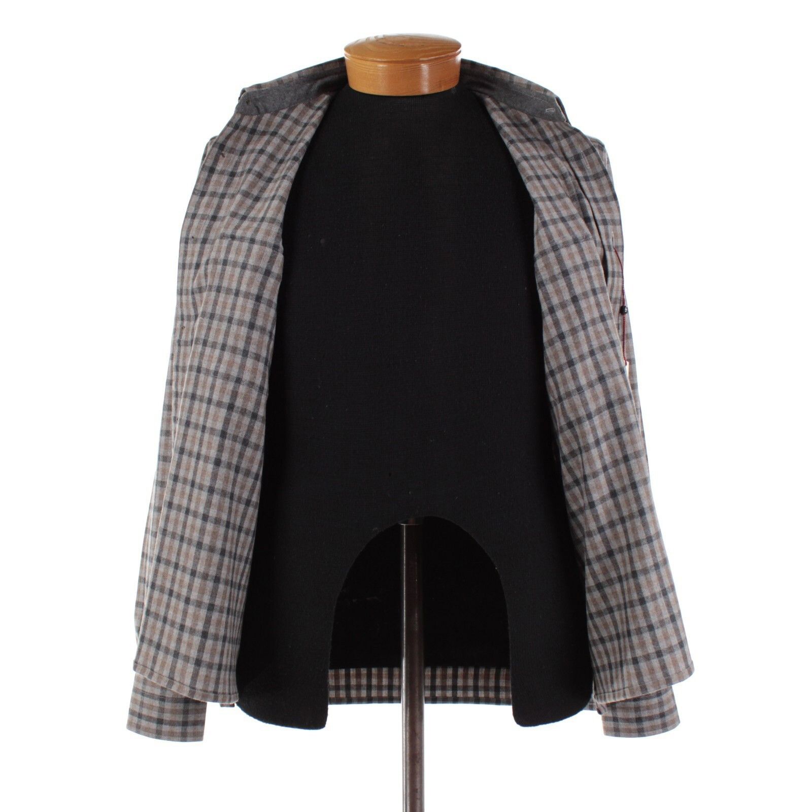 Luciano Barbera Overshirt Size M US In Gray Wool Blend