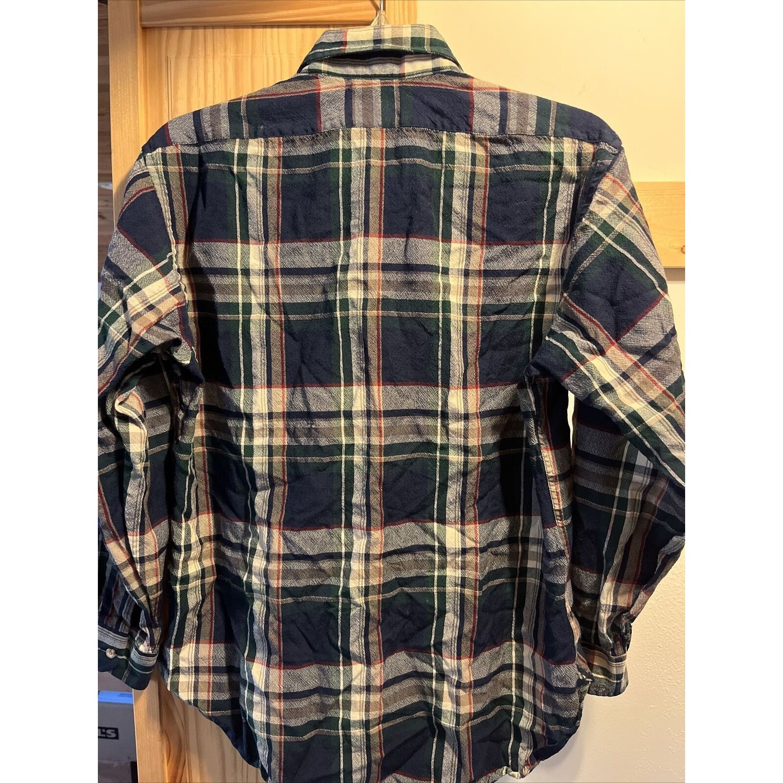 Pendleton Pendleton Sir Men’s M Green Plaid LS Wool Shirt *shrunk* Size US M / EU 48-50 / 2 - 9 Thumbnail