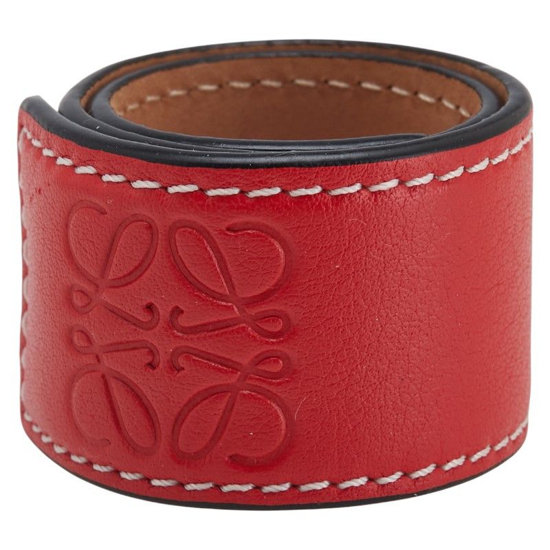 Loewe Loewe Anagram Small Slap Leather Bracelet Leather Bracelet DUTY FREE for USA