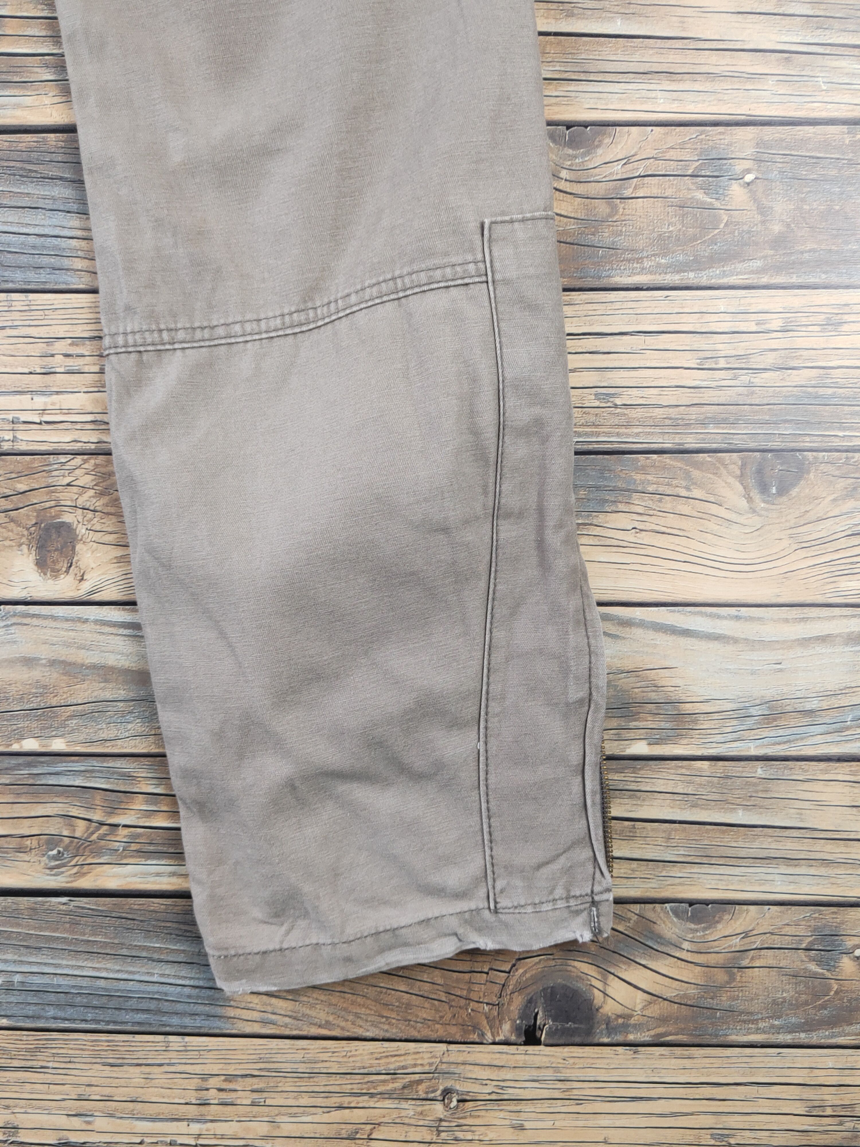 Japanese Brand DL Jungle Storm Olive Faded Multipocket Cargo Pants #450 Size US 30 / EU 46 - 11 Thumbnail