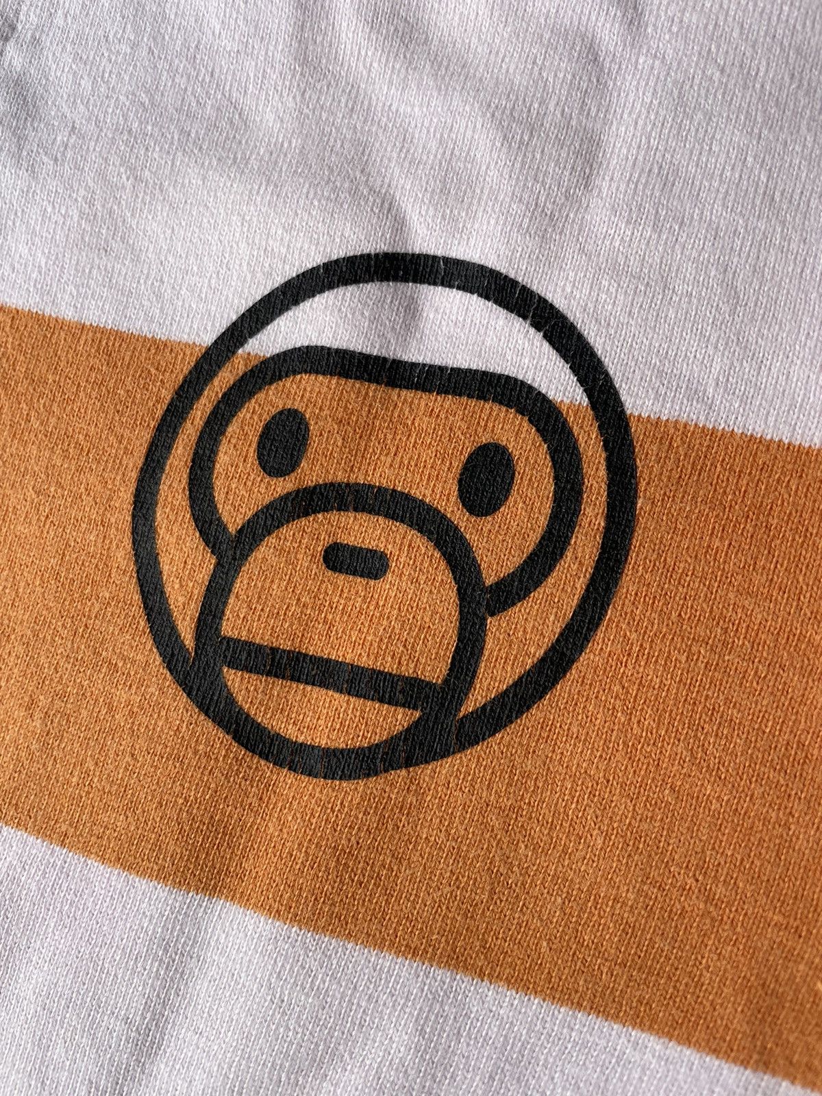 Bape Baby Milo Striped Rugby Shirt Size S / US 4 / IT 40 - 3 Thumbnail