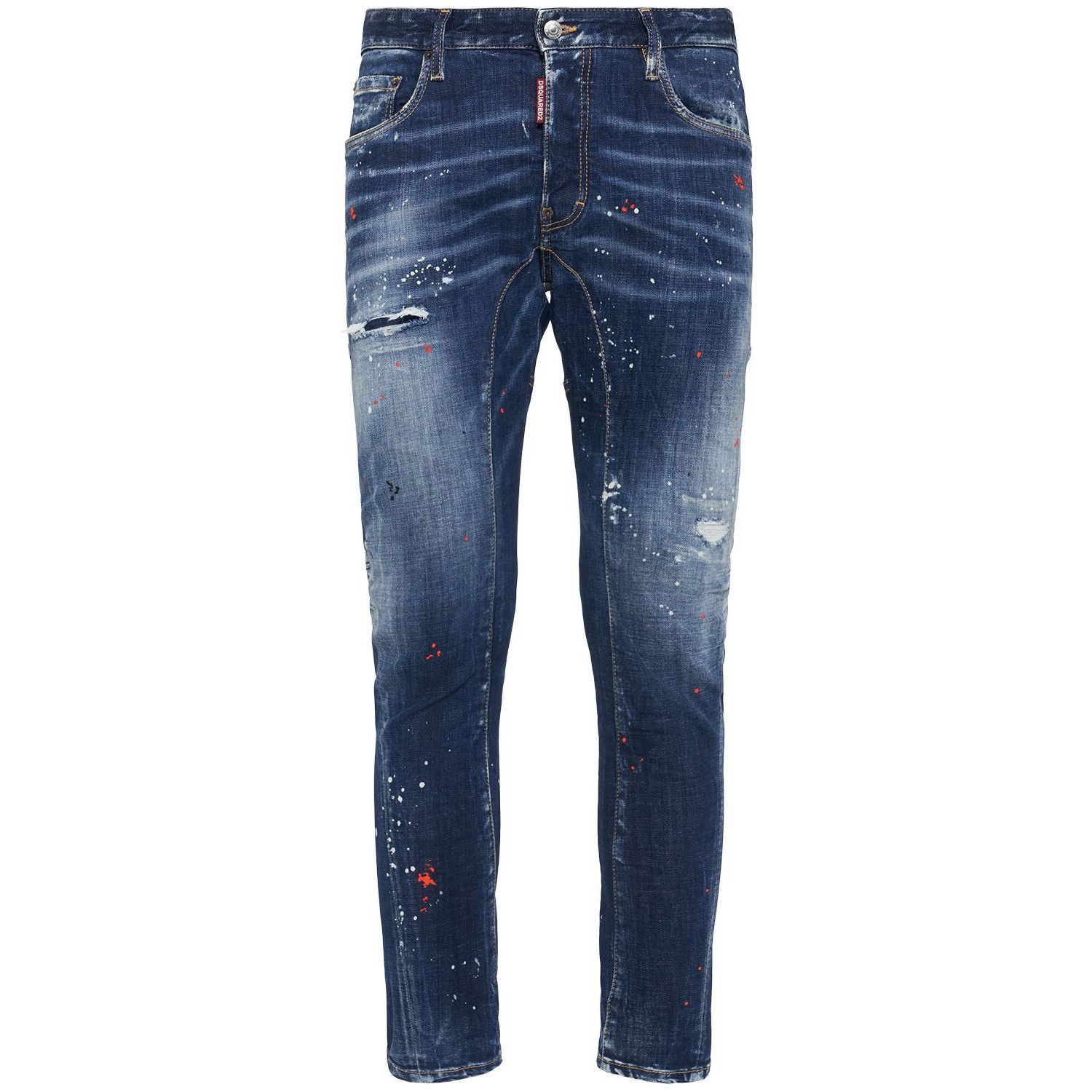 Dsquared2 DSQUARED2 Tidy Biker Navy Jeans New & Authentic (Men's size: Size US 30 / EU 46 - 1 Thumbnail