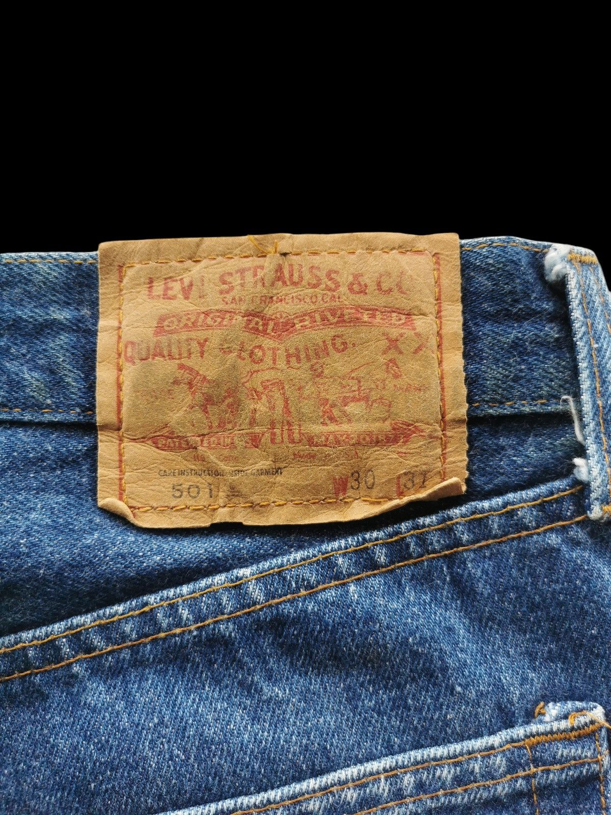 Iron Heart × Levi's × Vintage Levis 501 Vintage Size US 29 - 2 Thumbnail
