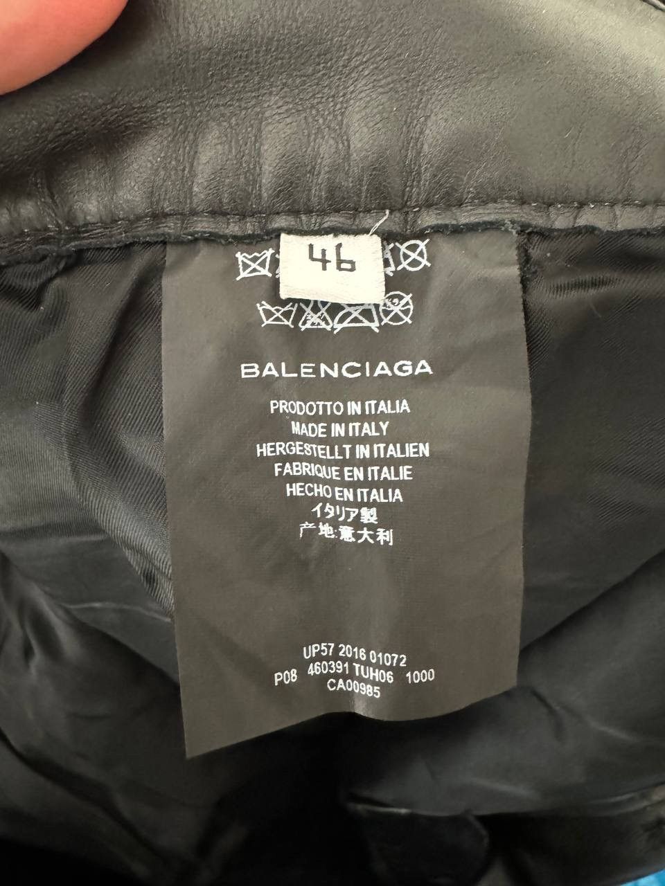 Balenciaga Balenciaga Heavy Leather Pants Size US 30 / EU 46 - 9 Thumbnail