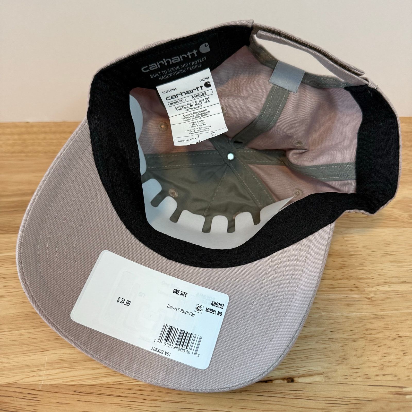 Carhartt Carhartt Force Canvas C Patch Navy Adjustable Hat OS New NWT Size ONE SIZE - 4 Thumbnail