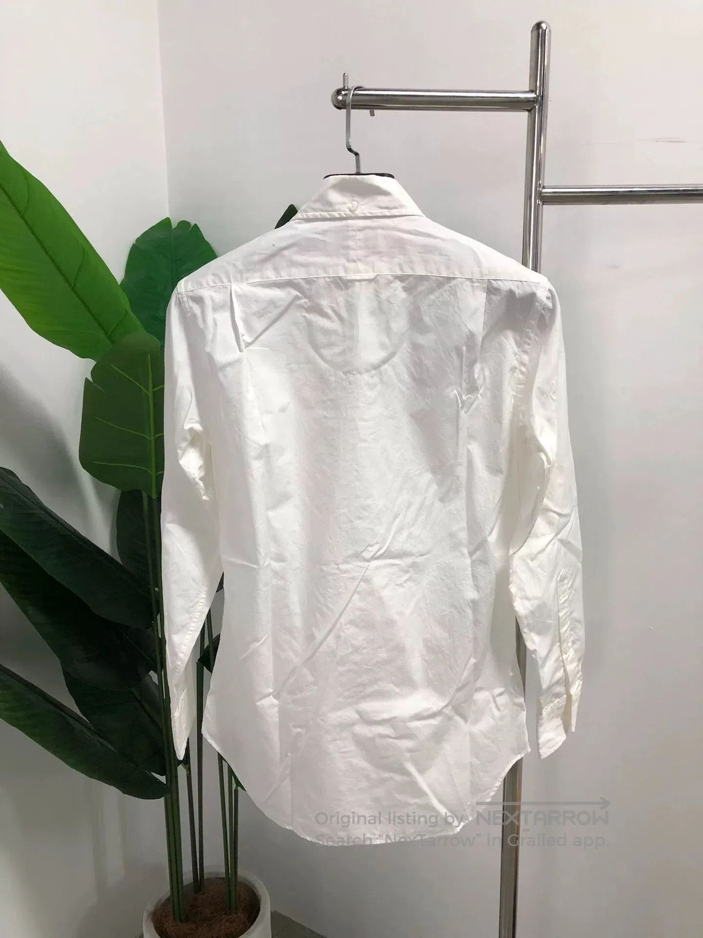 Thom Browne thom browne white logo cotton button. Size US S / EU 44-46 / 1 - 2 Thumbnail