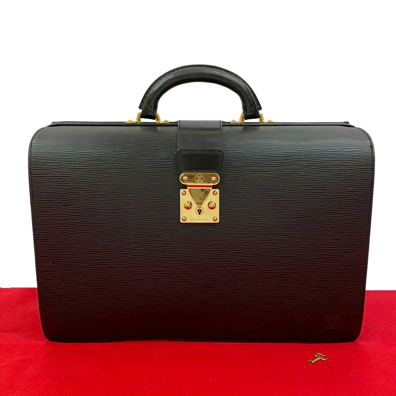 Louis Vuitton Louis Vuitton Handbag Black Leather Size ONE SIZE - 1 Thumbnail