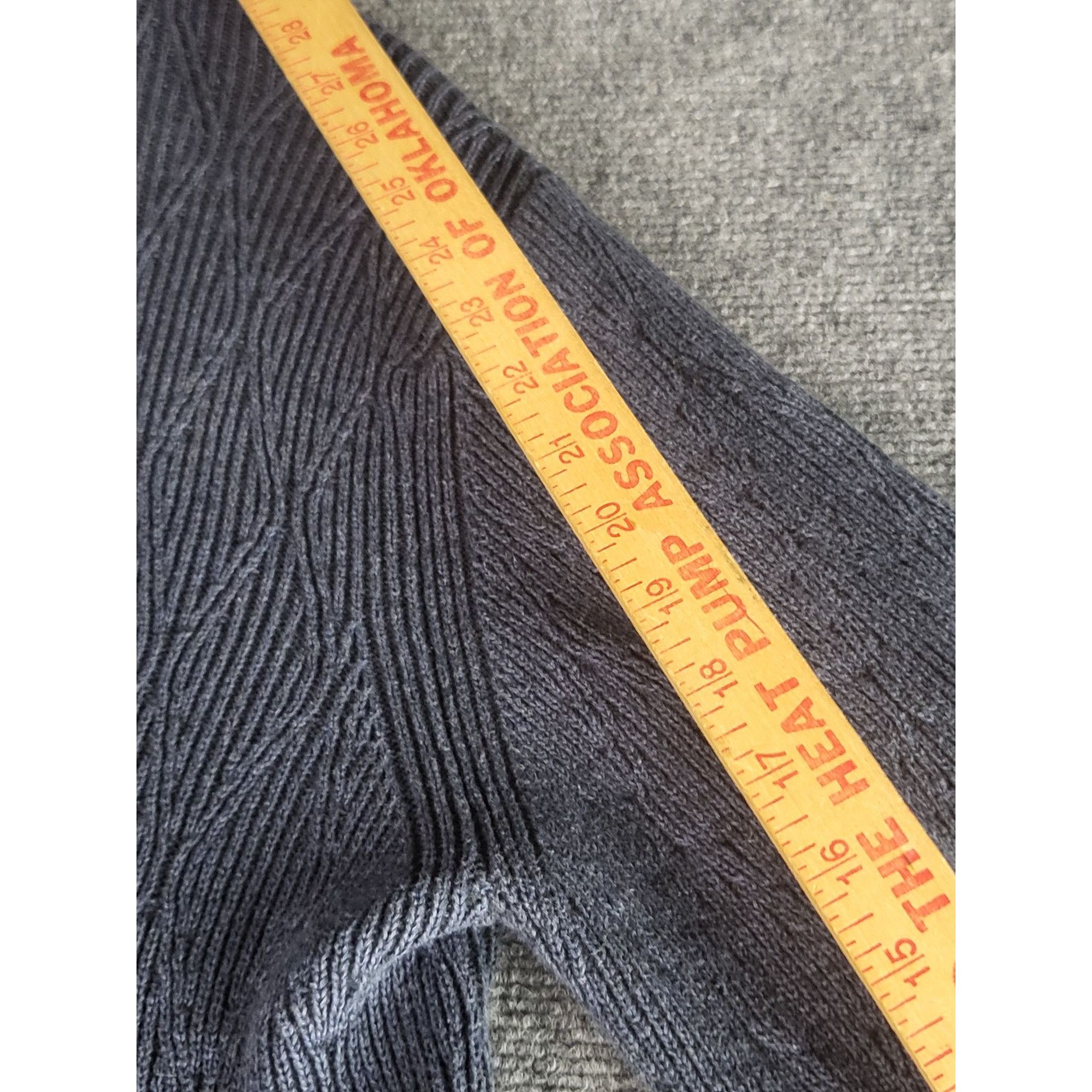 Tommy Bahama Tommy Bahama Cotton Dark Gray‎ 1/4 Zip Knit Sweater Men Size Size US L / EU 52-54 / 3 - 6 Thumbnail